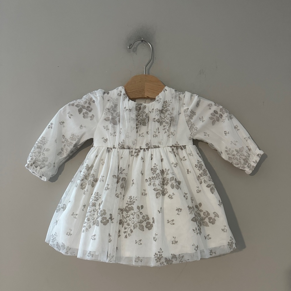 $18 ADD ON mayoral floral tulle dress 6M‎ Zara Janie and Jack Rylee + Cru